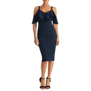 RACHEL Rachel Roy Marcella Cold Shoulder Sheath